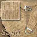 hanSe® Marken Sonnensegel Rechteck 3x4 m Sand