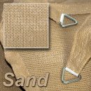 hanSe® Marken Sonnensegel Rechteck 2x3 m Sand