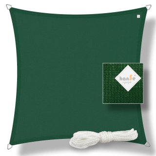 hanSe® Marken Sonnensegel Quadrat 2x2 m grün